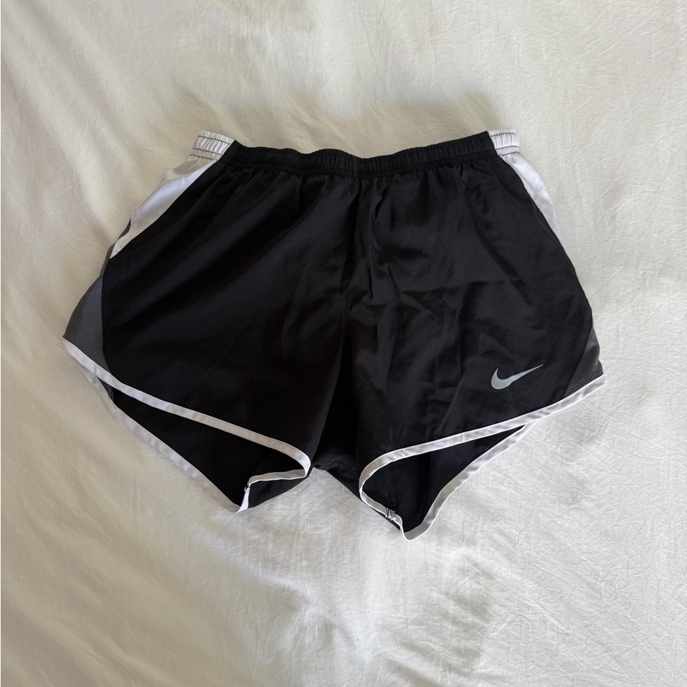 Nike Women's Black and White Athletic Shorts - NEVER WORN
